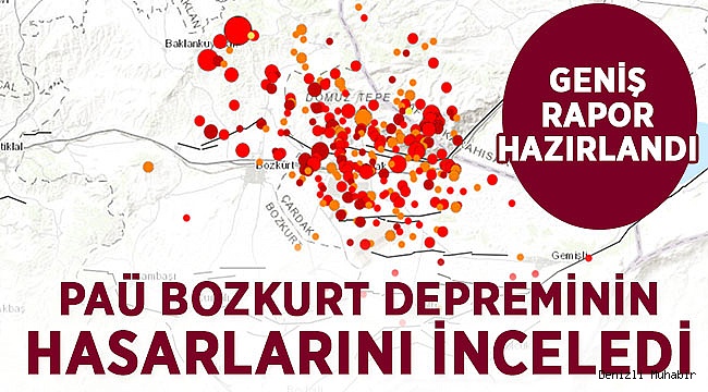 Bozkurt Depreminin Hasar Nedenleri İncelendi