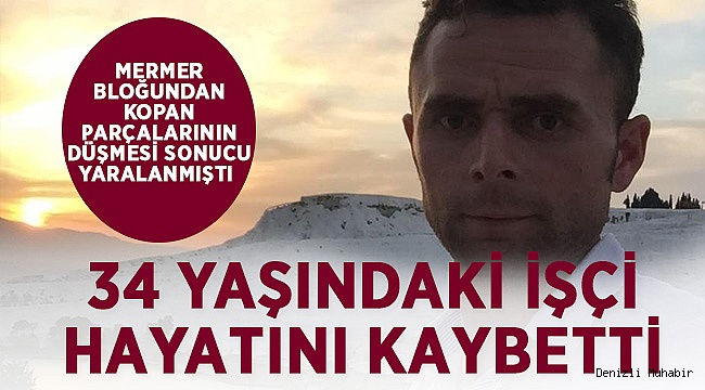 Çal'da İşçi Kazası