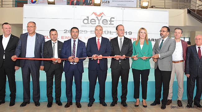 Denizli 2. Emlak ve Yapı Endüstri Fuarı DEYEF Açıldı
