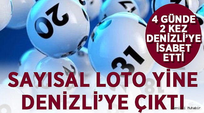 Denizli'de 4 günde 2 kişi zengin oldu! İşte O Rakamlar !
