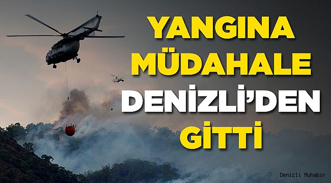 Denizli Muğla'nın Yangını İçin Seferber Oldu