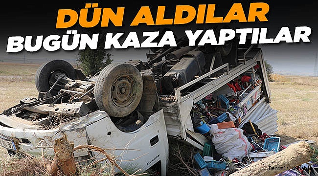 Dün İzmir'den Aldılar Bugün Kaza Yaptılar Ve...