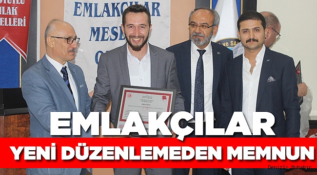 Emlakçılar yeni düzenlemeden memnun