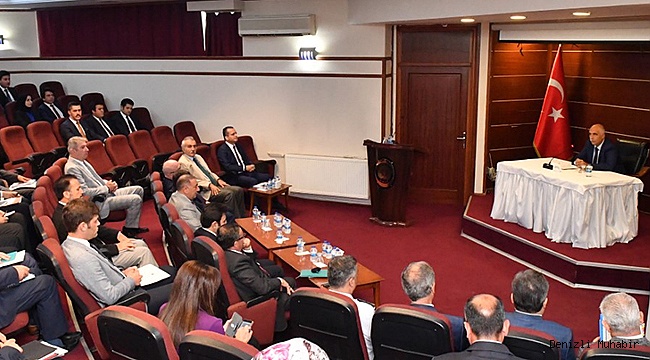 Eylül Ayı Kaymakamlar Toplantısı Yapıldı
