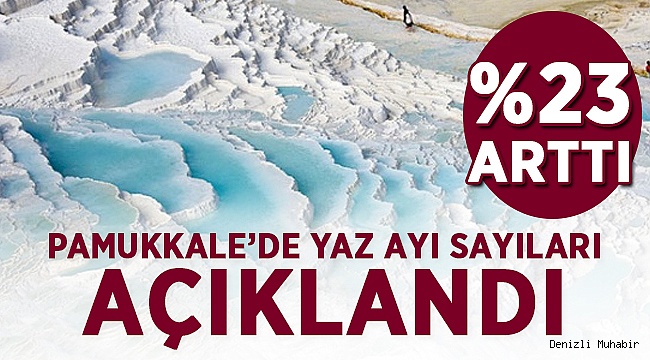 İŞTE PAMUKKALE'YE ZİYARETÇİ SAYISI