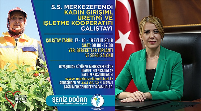 Merkezefendi’de Kadın Çalıştayı başlıyor…