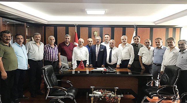 Milletvekili Şahin Tin, esnaf odaları başkanları ile buluştu