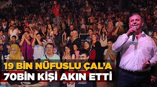 Nüfusun 3 katından fazla kişi akın etti