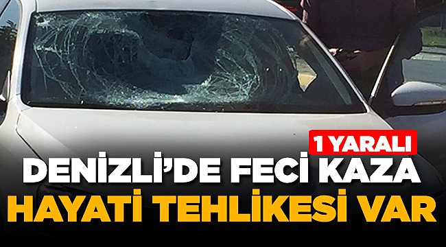 Otomobilin çarptığı yayanın durumu kritik