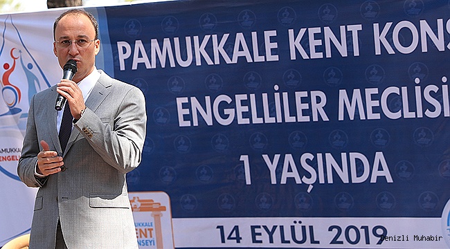 PAMUKKALE KENT KONSEYİ ENGELLİLER MECLİSİ 1 YAŞINDA