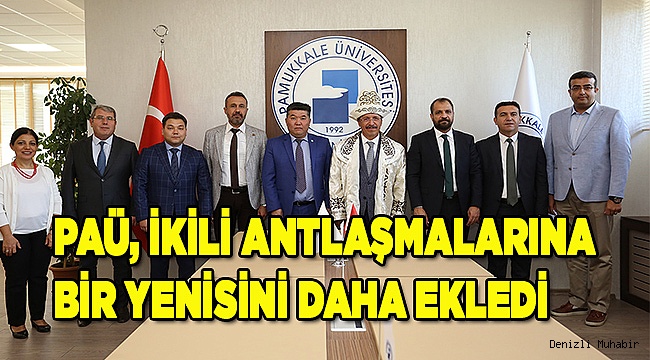 PAÜ, İkili Antlaşmalarına Bir Yenisini Daha Ekledi