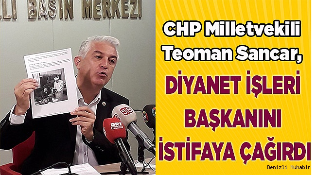 SANCAR, DİYANET İŞLERİ BAŞKANINI İSTİFAYA ÇAĞIRDI