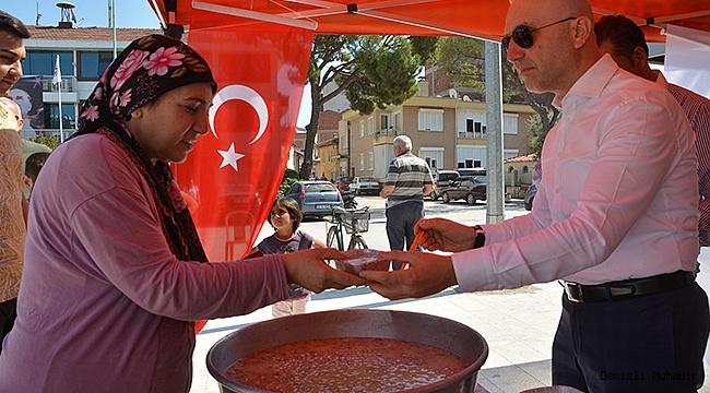 SARAYKÖY'DE 5 BİN KİŞİLİK AŞURE HAYRI