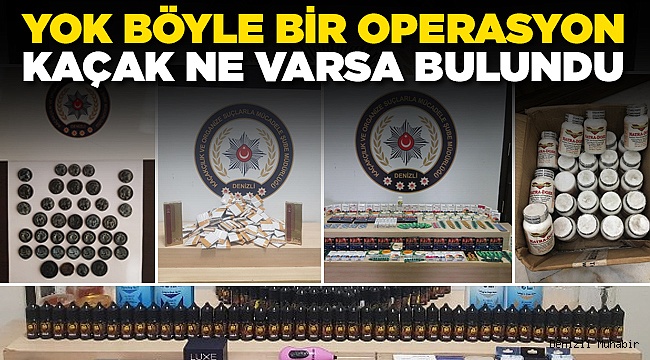 Yasadışı Ne Varsa Ele Geçirildi