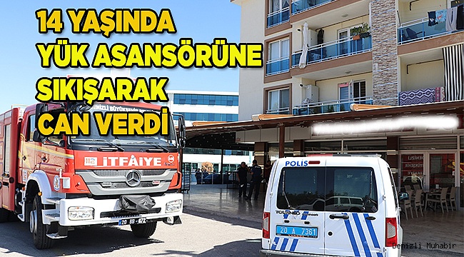 Yük asansörü ile duvar arasına sıkışan çocuk öldü