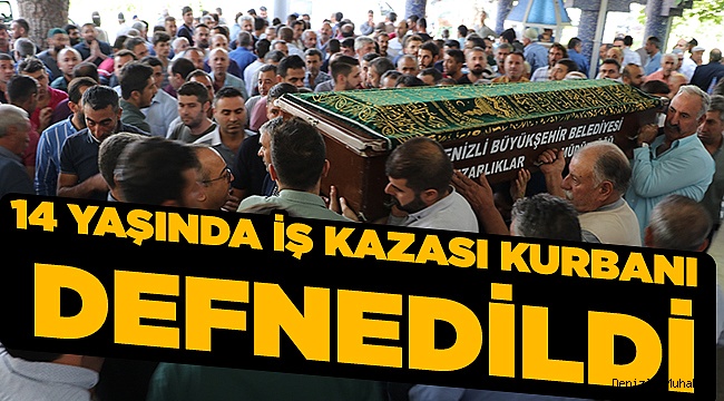 Yük asansörüyle duvar arasına sıkışarak ölen çocuk toprağa verildi