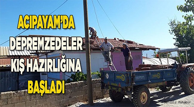 Zorlu kış aylarına hazırlanıyorlar