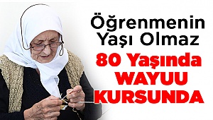 80 Yaşında Öğrenmek için Kursta