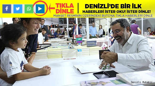 Ahmet Ümit'e Denizli'den Yoğun İlgi