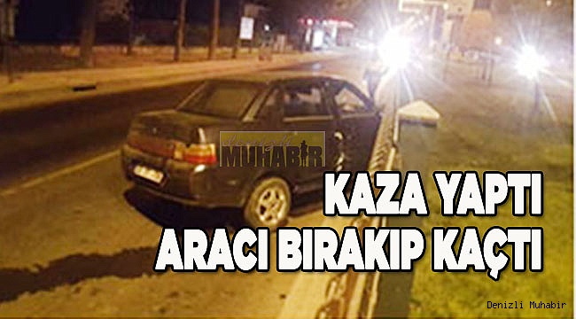 Bariyerlere çarparak durabildi