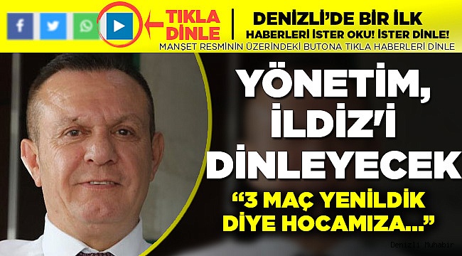 "Başarısızlığın nedenini bulmamız lazım."