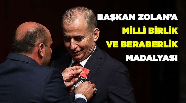 BAŞKAN OSMAN ZOLAN’A BÜYÜK ONUR