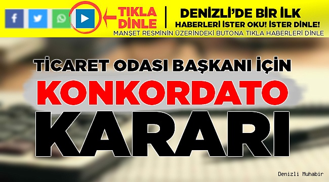 Bir Konkordato Kararı Daha