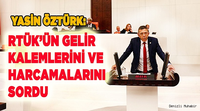 Bu kez, RTÜK’ün gelir kalemlerini ve harcamalarını sordu