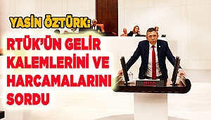 Bu kez, RTÜK’ün gelir kalemlerini ve harcamalarını sordu