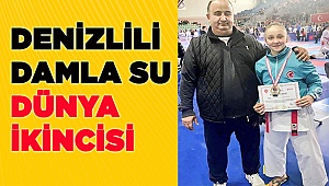 DAMLA SU TÜREMEN DÜNYA İKİNCİSİ