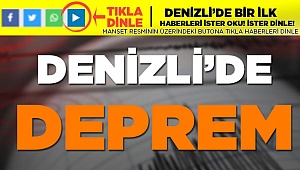 Denizli'de Deprem