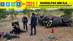 Denizli'de feci kaza
