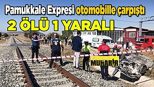 Denizli'de hemzemin geçitte kaza: 2 ölü, 1 yaralı