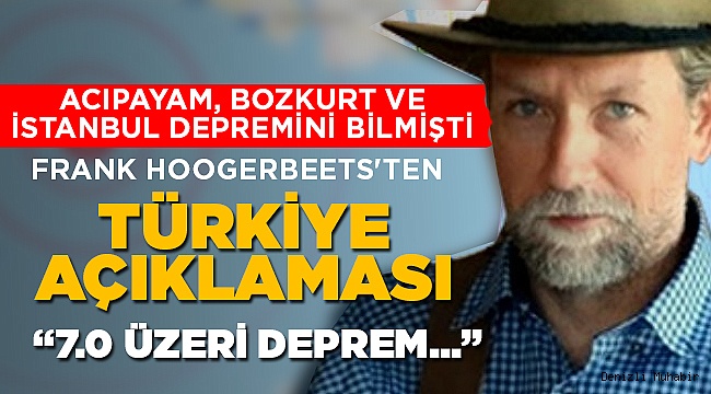Denizli Depremlerini Tahmin Etmişti! Akdeniz Depremi Sonrası Açıklama Geldi