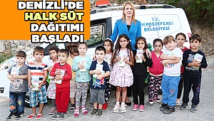 HALK SÜT DAĞITIMI BAŞLADI