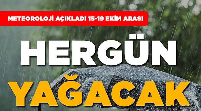 Meteoroloji Saat Verdi! Uyarıda Bulundu