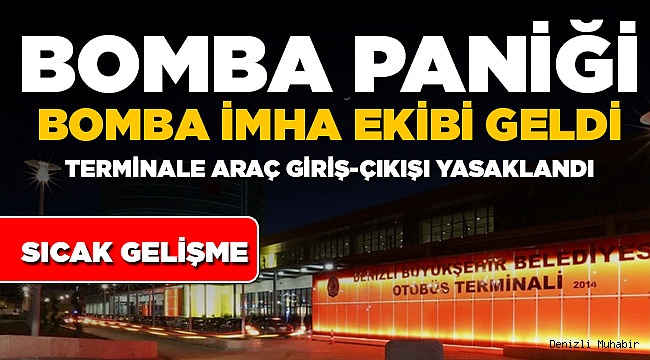 OTOGARDA BOMBA PANİĞİ