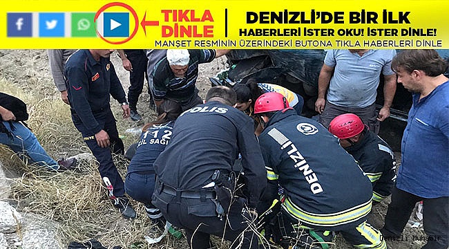 Otomobil şarampole devrildi: 6 yaralı