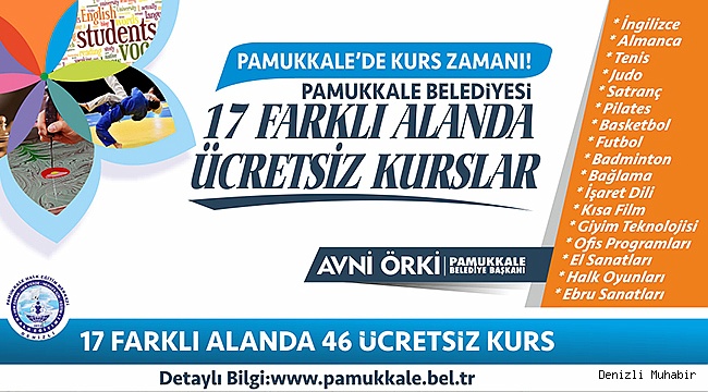 PAMUKKALE’DE KURS ZAMANI