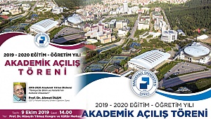 PAÜ’de2019-2020 Akademik Yılı Açılış Töreni Gerçekleştirilecek