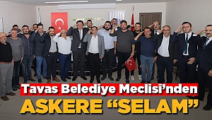 Tavas'tan Barış Pınarı Harekatına Destek