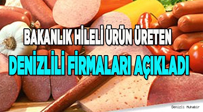 ÜRÜNLERDE YABANCI MADDELERE RASTLANDI!