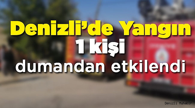 Yangında Bir Kişi Dumandan Etkilendi