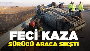 Araç Takla Attı