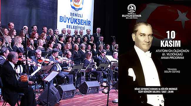 Büyükşehir’den Büyük Önder Atatürk'ü Anma Programı