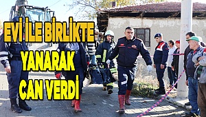 Denizli'de çıkan yangında alzaymır hastası hayatını kaybetti