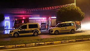 Denizli'de markette çıkan yangın hasara yol açtı