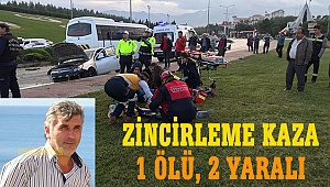 Denizli'de zincirleme trafik kazası: 1 ölü, 2 yaralı