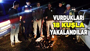 Denizli kaçak avcılık yapan 2 kişi yakalandı