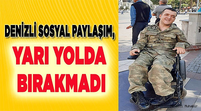DENİZLİ SOSYAL PAYLAŞIM, YARI YOLDA BIRAKMADI